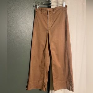 Everlane Wide Leg Organic Crop pants